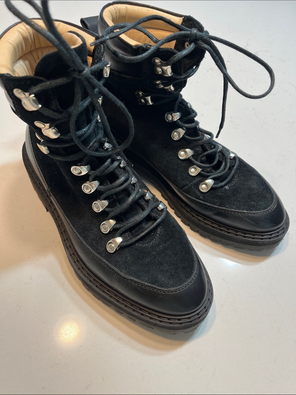 Royal Republiq Black Lace Up Boots